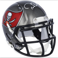 Tom Brady Signed Buccaneers Speed Mini Helmet (Fanatics) at PristineAuction.com