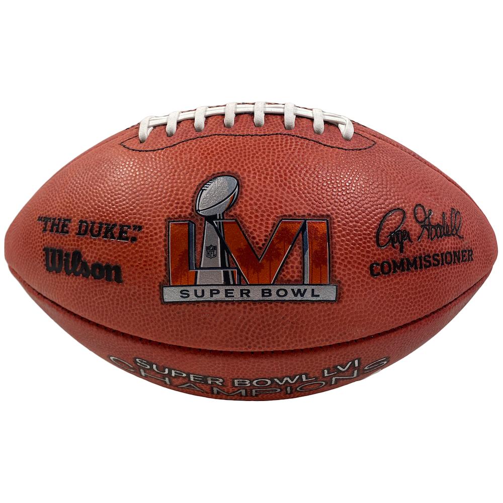 Cooper Kupp Signed LE Official NFL "The Duke" Super Bowl LVI Logo Game Ball Football Inscribed "SB LVI MVP" (Fanatics) at PristineAuction.com Cooper Kupp Signed LE Official NFL "The Duke" Super Bowl LVI Logo Game Ball Football Inscribed "SB LVI MVP" (Fanatics) at PristineAuction.com