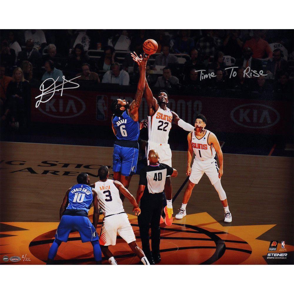 Deandre Ayton Signed LE Suns 16x20 Photo Inscribed "Time To Rise" (Game Day Legends & Steiner) at PristineAuction.com Deandre Ayton Signed LE Suns 16x20 Photo Inscribed "Time To Rise" (Game Day Legends & Steiner) at PristineAuction.com