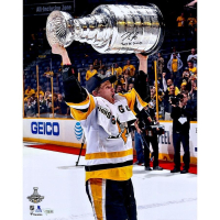 Jake Guentzel Signed Penguins 16x20 Photo Inscribed "2017 SC Champs" (Fanatics) at PristineAuction.com