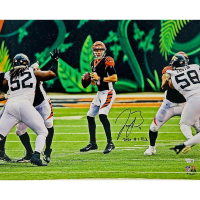 Joe Burrow Signed Bengals 16x20 Photo Inscribed "2020 #1 Draft Pick" (Fanatics) at PristineAuction.com