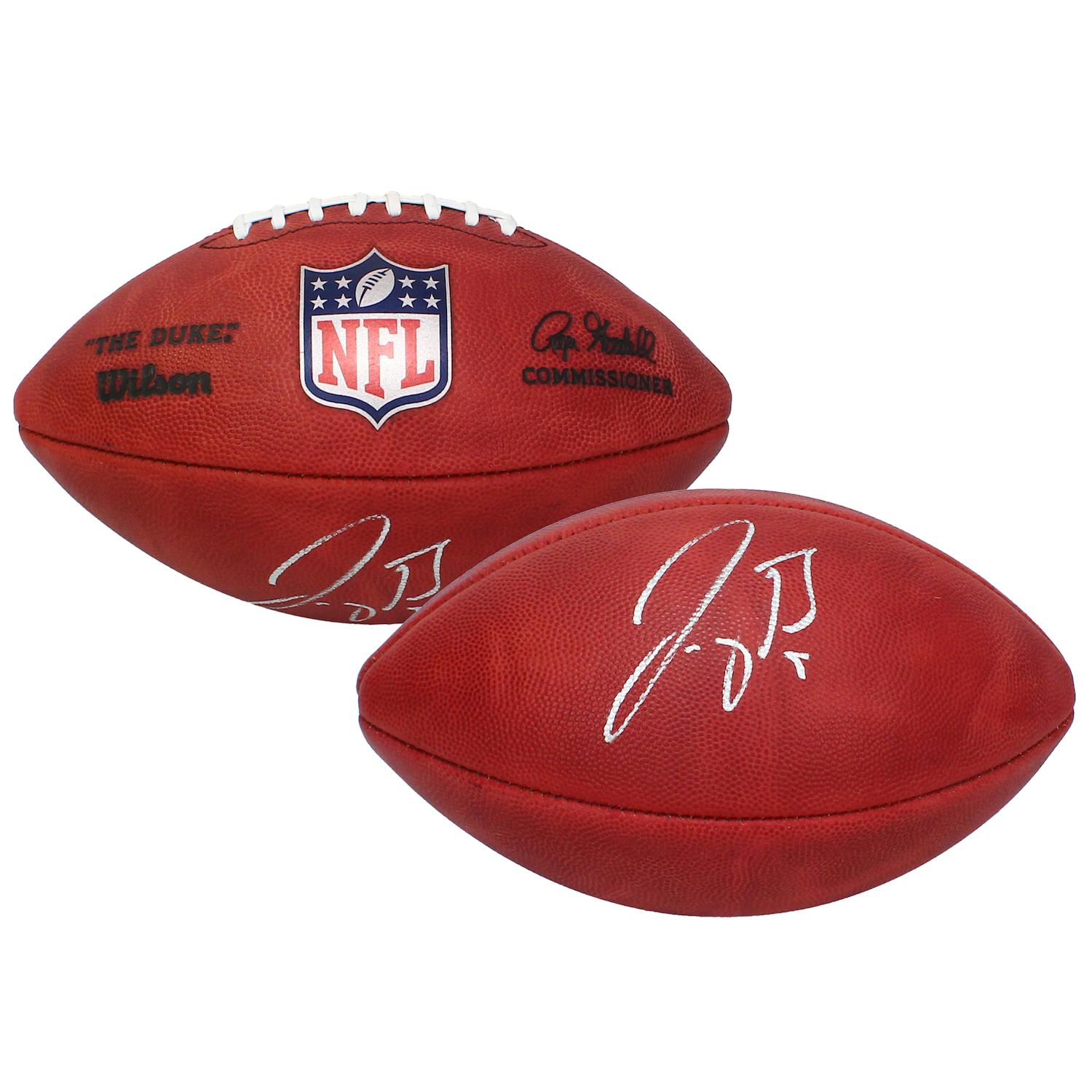 Joe Burrow Signed Official "The Duke" NFL Logo Game Ball Football (Fanatics) at PristineAuction.com Joe Burrow Signed Official "The Duke" NFL Logo Game Ball Football (Fanatics) at PristineAuction.com