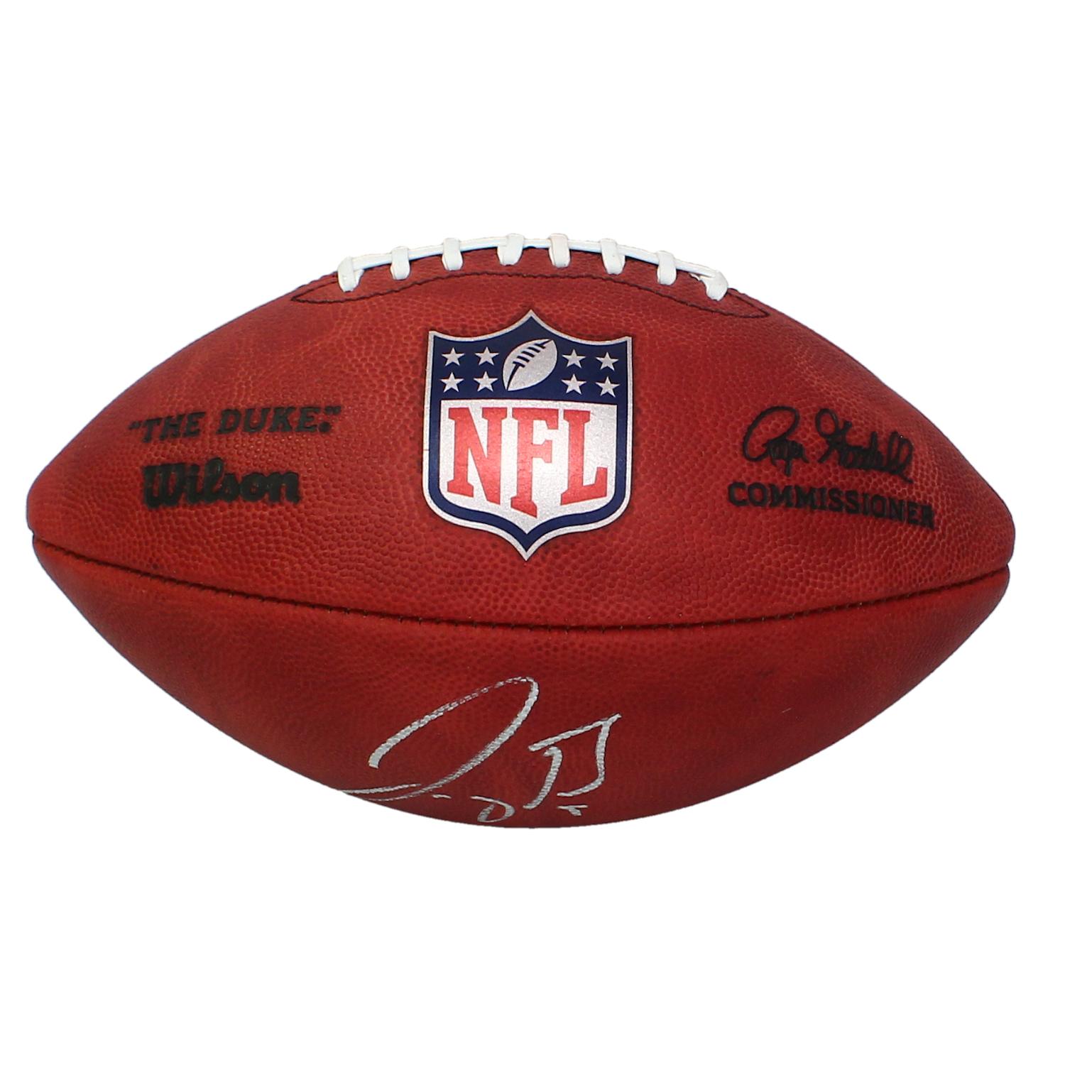 Joe Burrow Signed Official "The Duke" NFL Logo Game Ball Football (Fanatics) at PristineAuction.com Joe Burrow Signed Official "The Duke" NFL Logo Game Ball Football (Fanatics) at PristineAuction.com