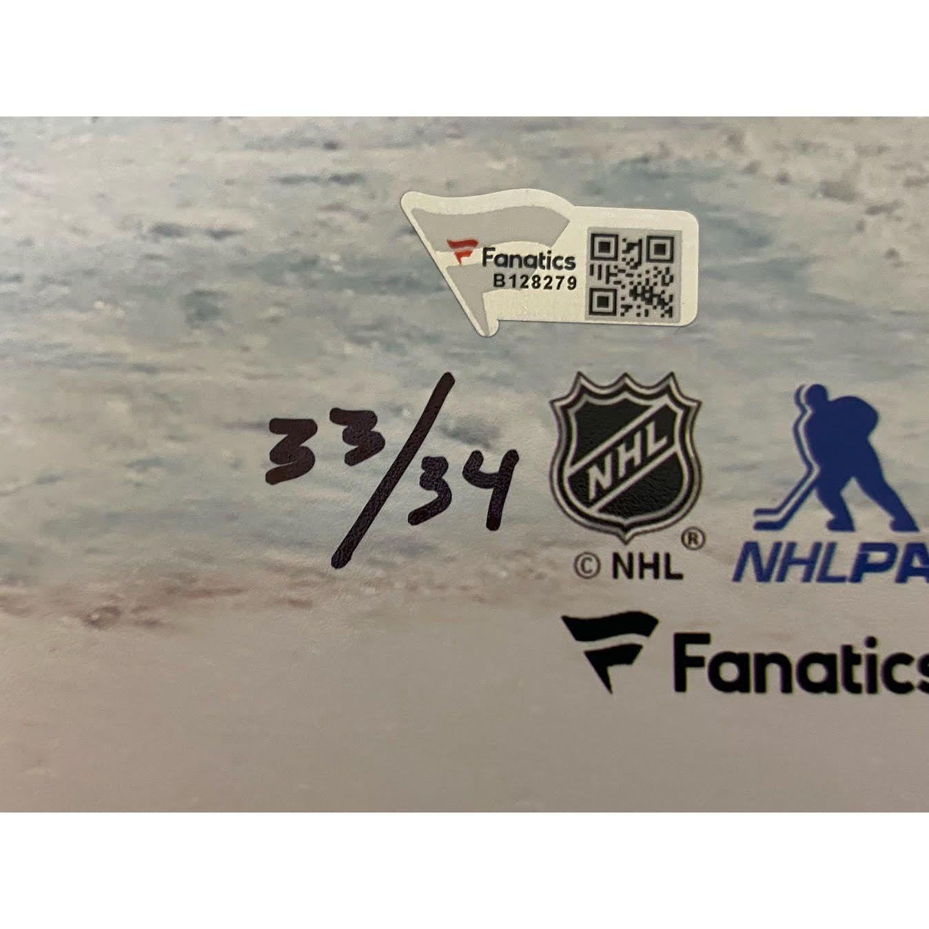 Kaapo Kahkonen Signed LE Wild 16x20 Photo Inscribed "1st NHL Shut Out 1/22/21" (Fanatics) at PristineAuction.com Kaapo Kahkonen Signed LE Wild 16x20 Photo Inscribed "1st NHL Shut Out 1/22/21" (Fanatics) at PristineAuction.com