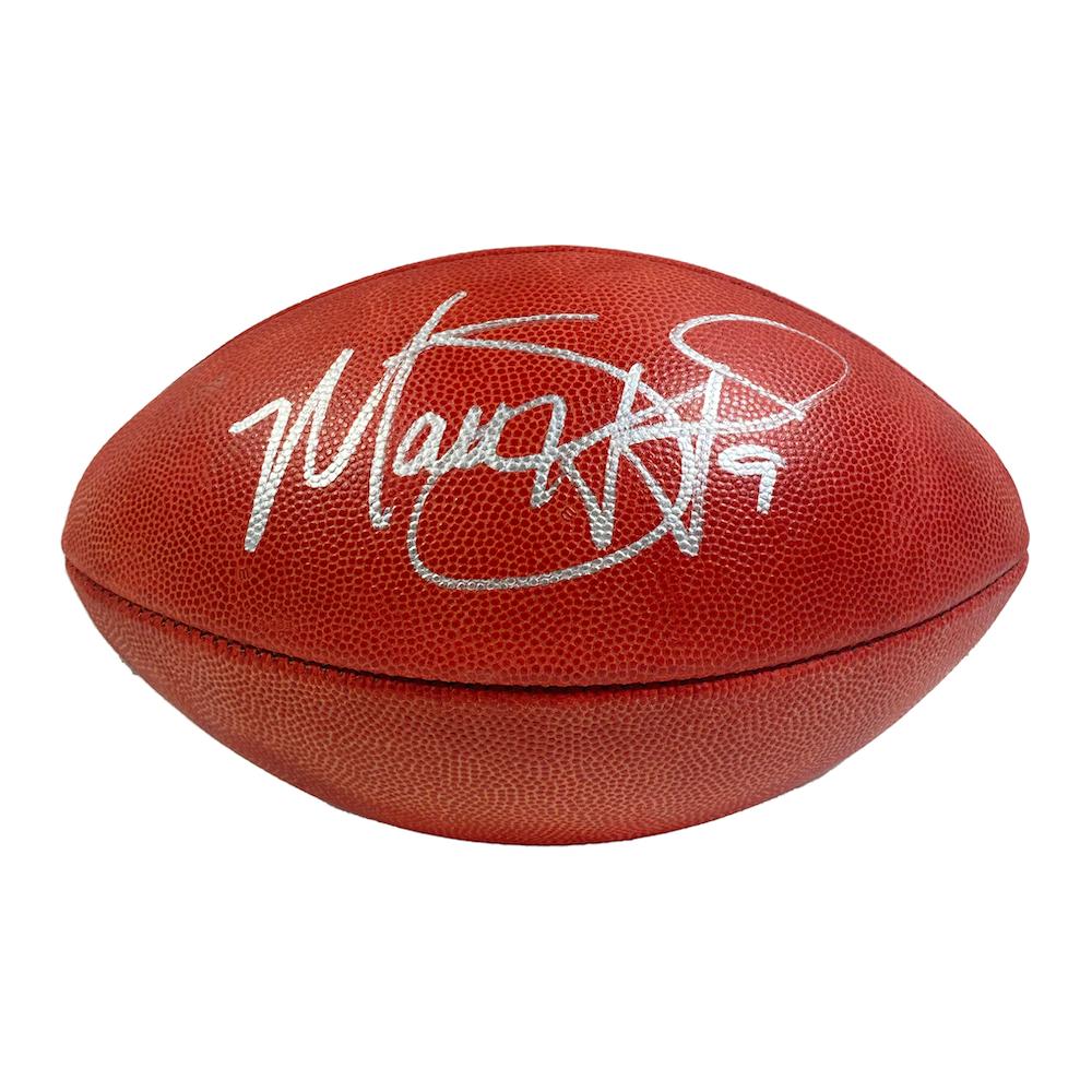 Matthew Stafford Signed Official NFL "The Duke" Super Bowl LVI Logo Game Ball Football (Fanatics) at PristineAuction.com Matthew Stafford Signed Official NFL "The Duke" Super Bowl LVI Logo Game Ball Football (Fanatics) at PristineAuction.com