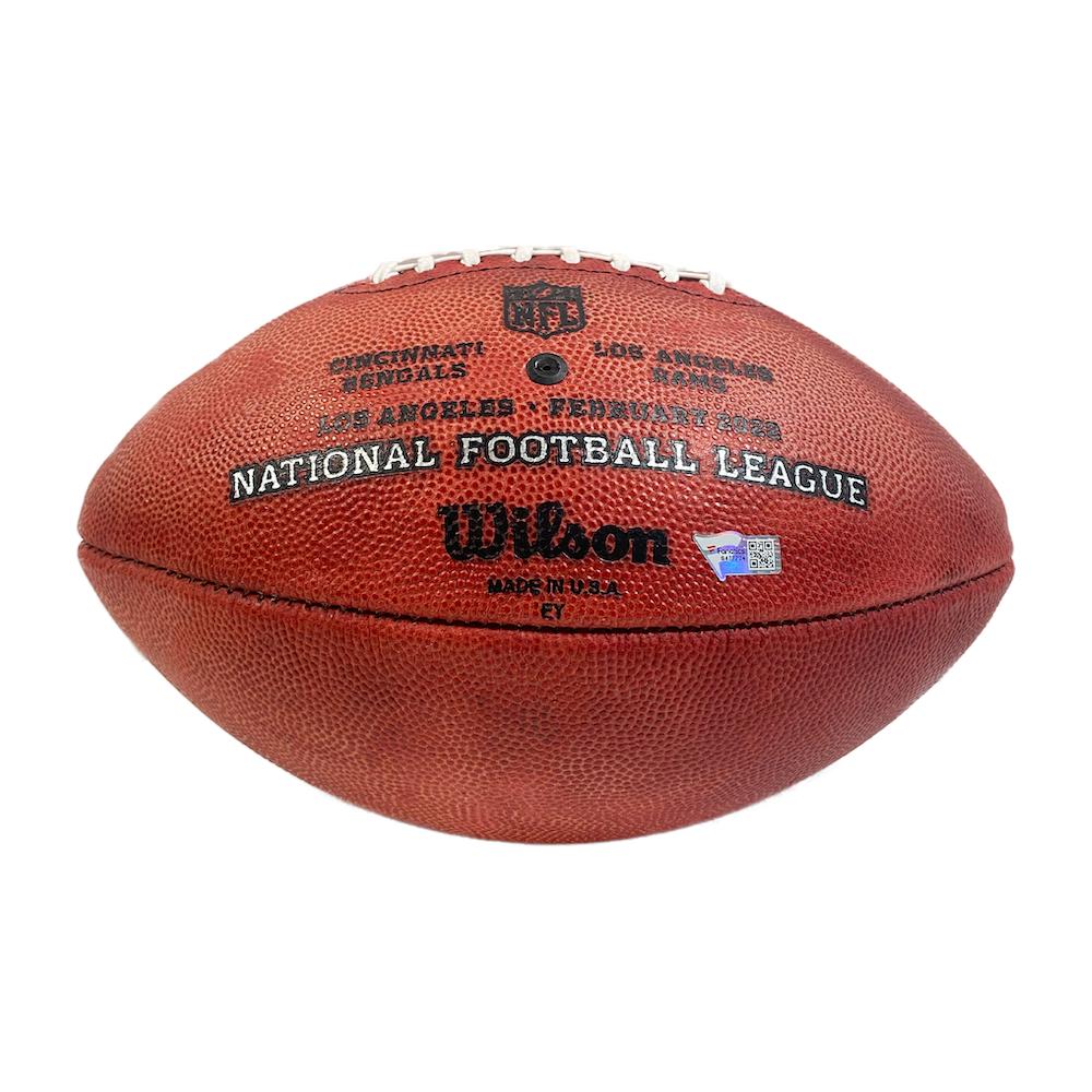 Matthew Stafford Signed Official NFL "The Duke" Super Bowl LVI Logo Game Ball Football (Fanatics) at PristineAuction.com Matthew Stafford Signed Official NFL "The Duke" Super Bowl LVI Logo Game Ball Football (Fanatics) at PristineAuction.com