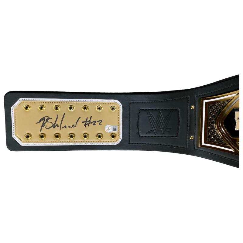 Rashid Shaheed Signed Saints WWE "Legacy" Championship Belt Inscribed "Who Dat!" (Beckett) at PristineAuction.com Rashid Shaheed Signed Saints WWE "Legacy" Championship Belt Inscribed "Who Dat!" (Beckett) at PristineAuction.com