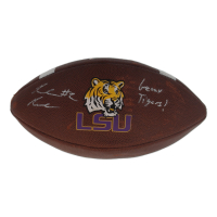 Reuben Randle Signed LSU Tigers Logo Football Inscribed "Geaux Tigers!" (JSA) at PristineAuction.com