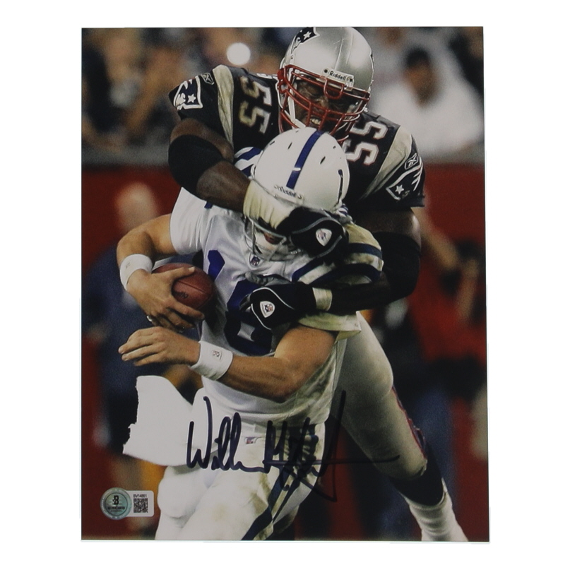 Willie McGinest Signed Patriots 8x10 Photo (Beckett) at PristineAuction.com Willie McGinest Signed Patriots 8x10 Photo (Beckett) at PristineAuction.com