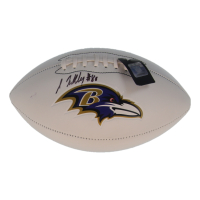 Isaiah Likely Signed Ravens Logo Football (Beckett) at PristineAuction.com