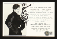 Linda Blair Signed 4x6 Postcard Inscribed "For Dennis, Love" (Beckett) at PristineAuction.com