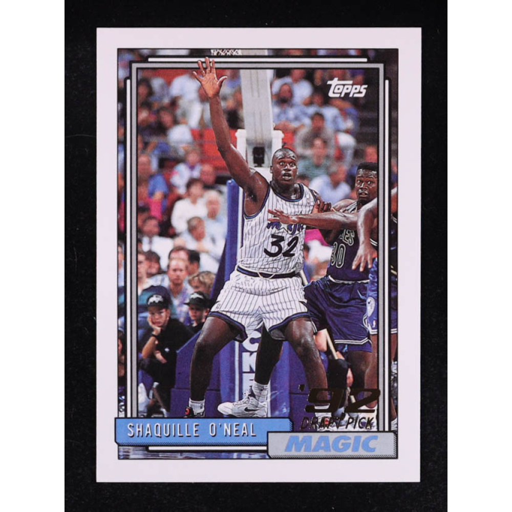 Shaquille O'Neal 1992-93 Topps #362 RC at PristineAuction.com