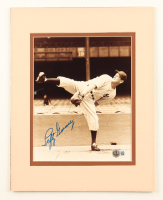 Lefty Gomez Signed Yankees Custom Matted Photo (Beckett) at PristineAuction.com