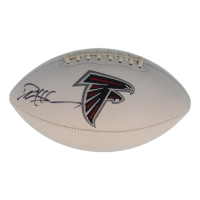 Deion Sanders Signed Falcons Logo Football (Beckett) at PristineAuction.com