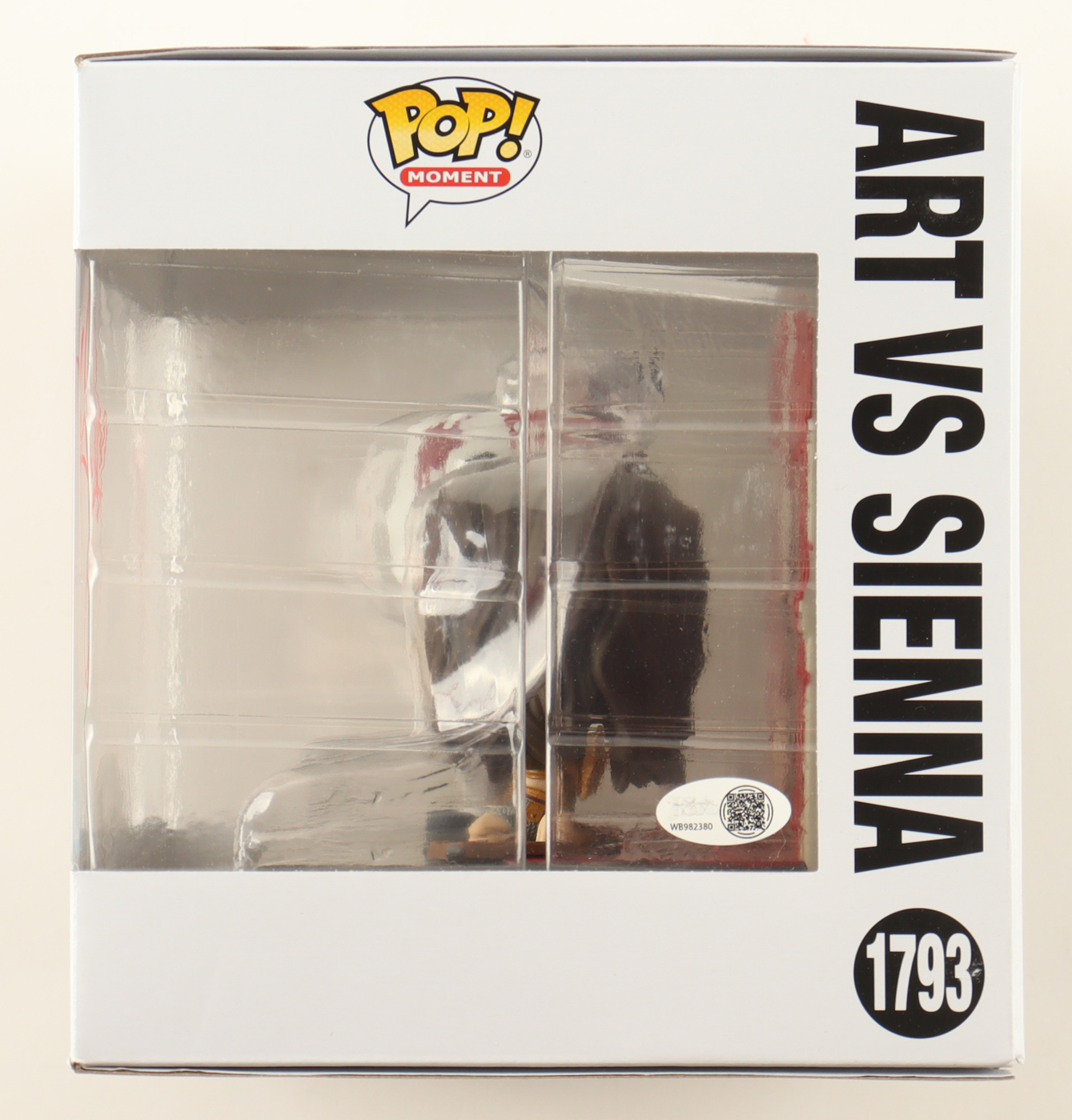 David Howard Thornton & Lauren LaVera Signed "Terrifier" #1793 Art vs Sienna Funko Pop! Vinyl Figure (JSA) at PristineAuction.com David Howard Thornton & Lauren LaVera Signed "Terrifier" #1793 Art vs Sienna Funko Pop! Vinyl Figure (JSA) at PristineAuction.com