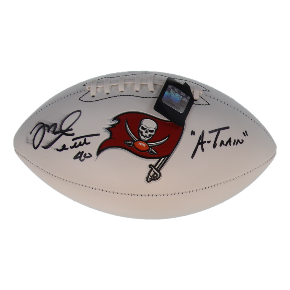 Mike Alstott Signed Buccaneers Logo Football Inscribed "A-Train" (Beckett) at PristineAuction.com Mike Alstott Signed Buccaneers Logo Football Inscribed "A-Train" (Beckett) at PristineAuction.com