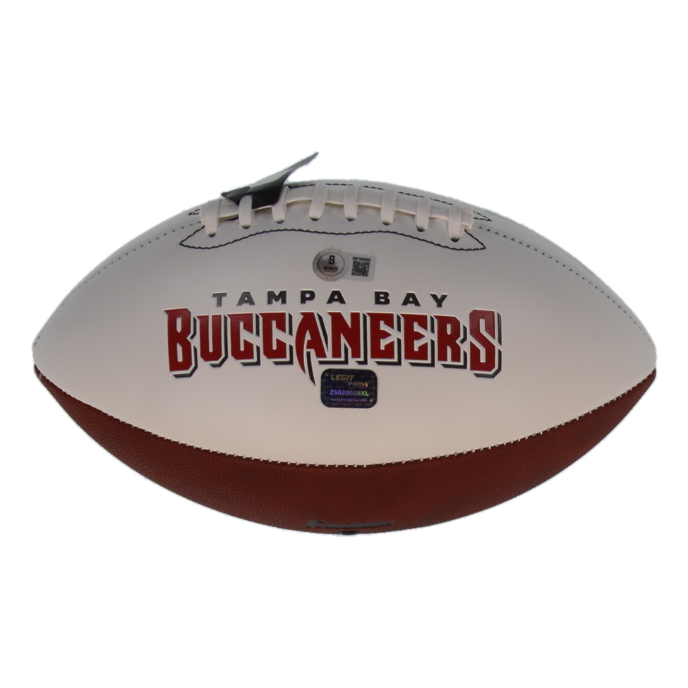 Mike Alstott Signed Buccaneers Logo Football Inscribed "A-Train" (Beckett) at PristineAuction.com Mike Alstott Signed Buccaneers Logo Football Inscribed "A-Train" (Beckett) at PristineAuction.com