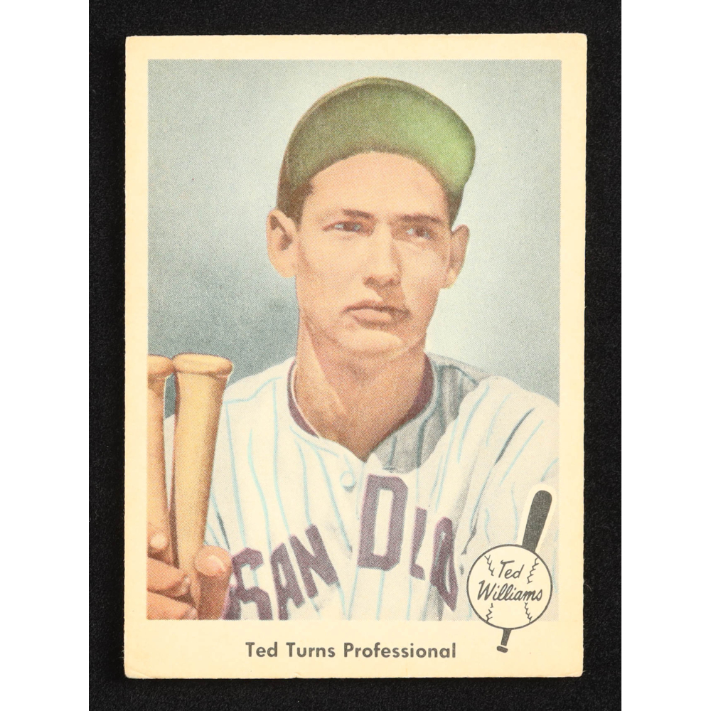 Ted Williams 1959 Fleer Ted Williams #6 Ted Turns Professional at PristineAuction.com