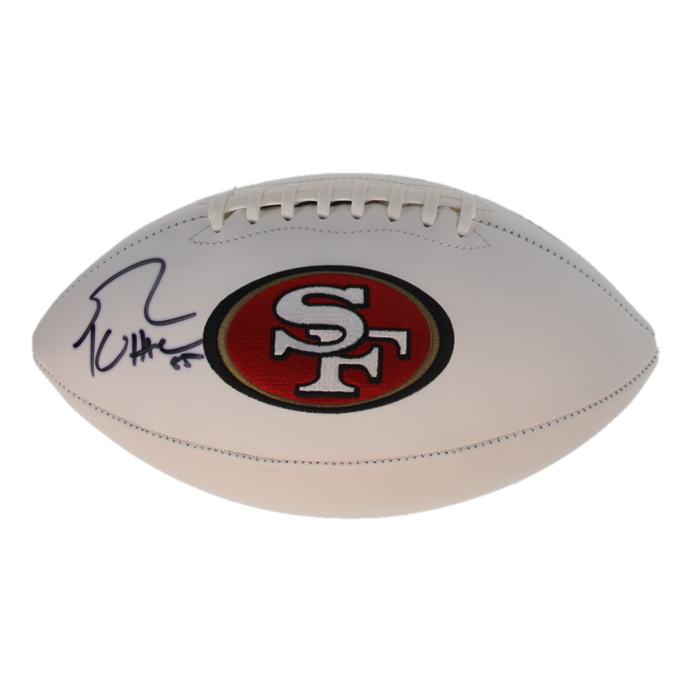 George Kittle Signed 49ers Logo Football (Fanatics) at PristineAuction.com George Kittle Signed 49ers Logo Football (Fanatics) at PristineAuction.com