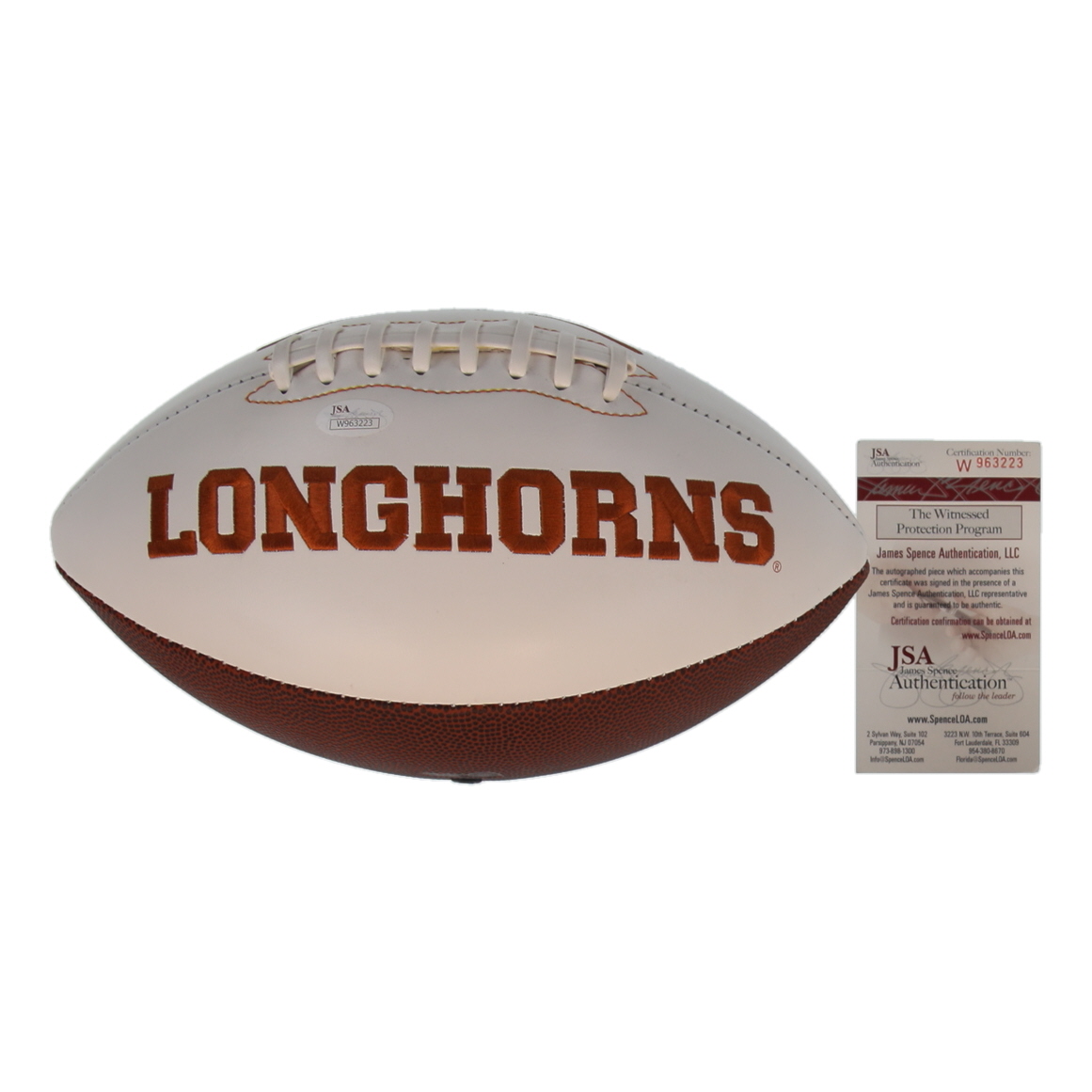 Jamaal Charles Signed Texas Longhorns Logo Football (JSA) at PristineAuction.com Jamaal Charles Signed Texas Longhorns Logo Football (JSA) at PristineAuction.com