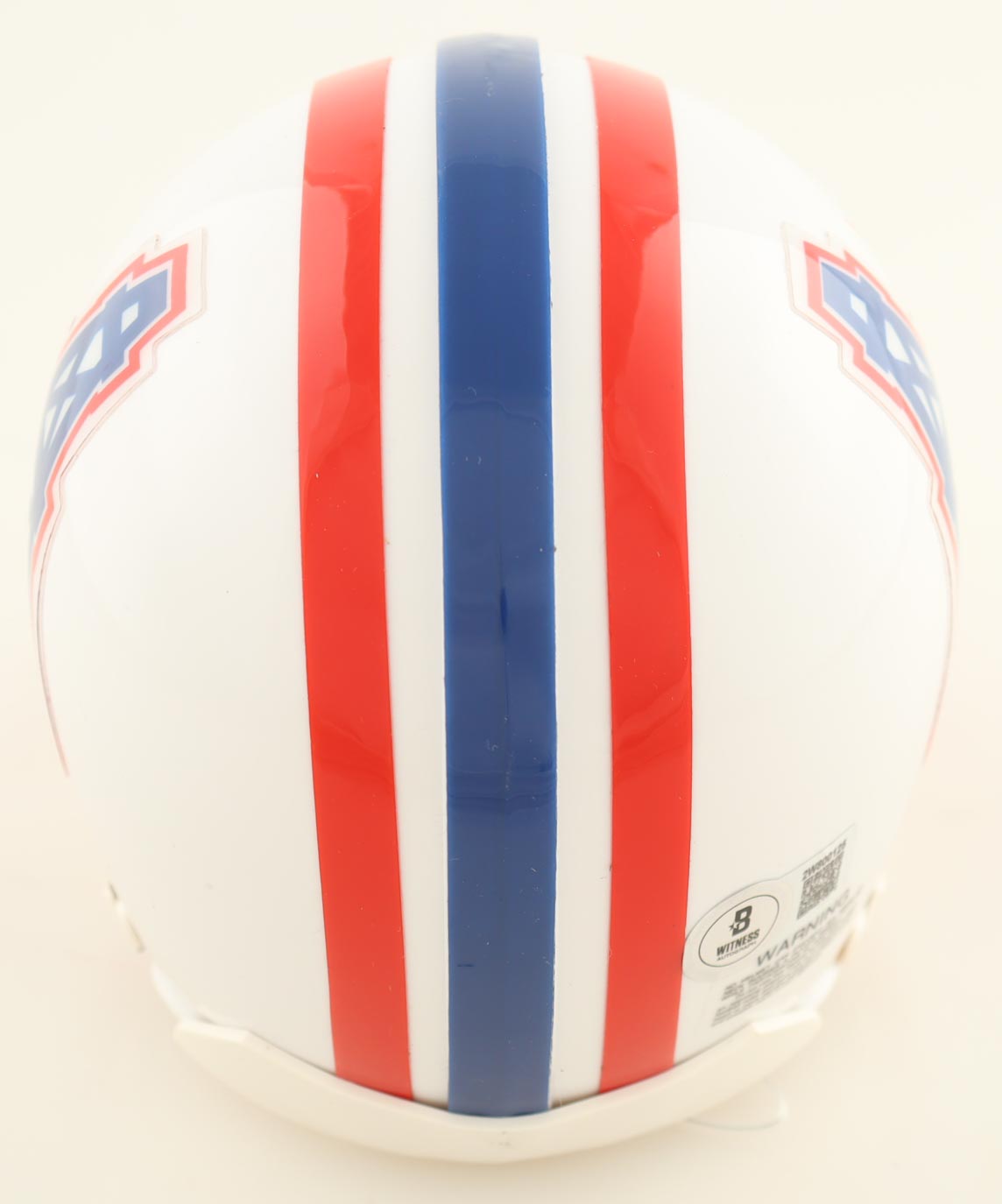 Warren Moon Signed Oilers Mini Helmet Inscribed "HOF 16" (Beckett) at PristineAuction.com Warren Moon Signed Oilers Mini Helmet Inscribed "HOF 16" (Beckett) at PristineAuction.com