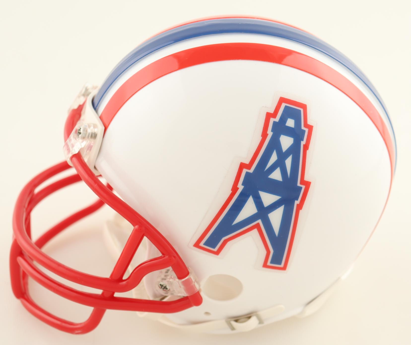 Warren Moon Signed Oilers Mini Helmet Inscribed "HOF 16" (Beckett) at PristineAuction.com Warren Moon Signed Oilers Mini Helmet Inscribed "HOF 16" (Beckett) at PristineAuction.com