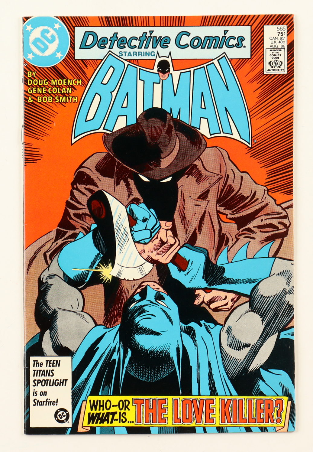 1986 "Detective Comics" Issue #565 DC Comic Book at PristineAuction.com 1986 "Detective Comics" Issue #565 DC Comic Book at PristineAuction.com