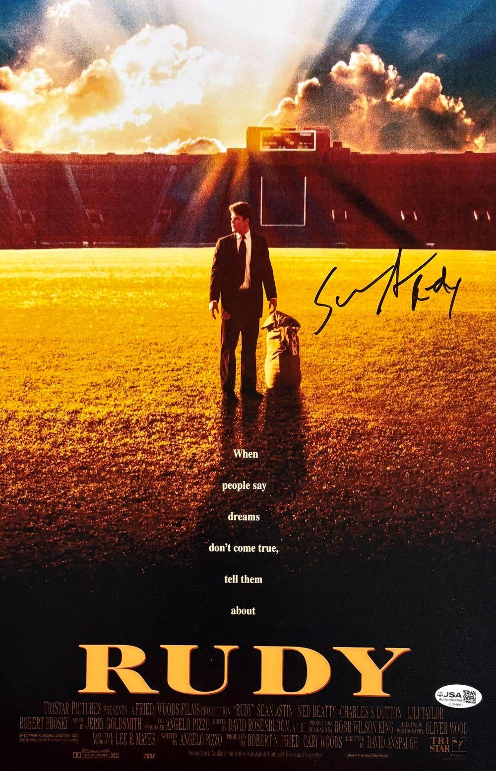 Sean Astin Signed "Rudy" 11x17 Photo (JSA) at PristineAuction.com Sean Astin Signed "Rudy" 11x17 Photo (JSA) at PristineAuction.com