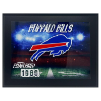 Bills Logo Sublimated Plaque at PristineAuction.com