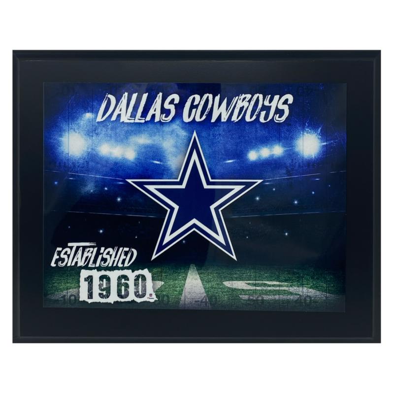 Cowboys Logo Sublimated Plaque at PristineAuction.com Cowboys Logo Sublimated Plaque at PristineAuction.com