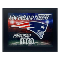 Patriots Logo Sublimated Plaque at PristineAuction.com