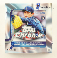 2025 Topps Chrome Baseball Mega Box (Fanatics) at PristineAuction.com