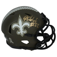 Rashid Shaheed Signed Saints Salute to Service Alternate Speed Mini Helmet (Beckett) at PristineAuction.com