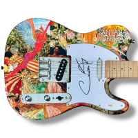 Carlos Santana Signed Custom Telecaster Guitar (JSA) at PristineAuction.com