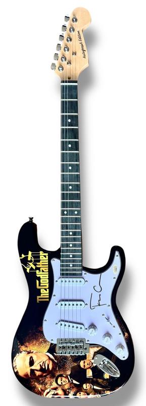 Francis Ford Coppola Signed "The Godfather" Custom Stratocaster Guitar (JSA) at PristineAuction.com Francis Ford Coppola Signed "The Godfather" Custom Stratocaster Guitar (JSA) at PristineAuction.com