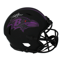 Terrell Suggs Signed Ravens Full-Size Authentic On-Field Eclipse Alternate Speed Helmet (Beckett) at PristineAuction.com