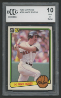 Wade Boggs 1983 Donruss #586 RC (BCCG 10) at PristineAuction.com