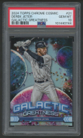 Derek Jeter 2024 Topps Chrome Cosmic Galactic Greatness #GG21 (PSA 10) at PristineAuction.com