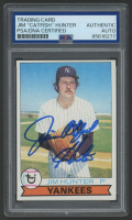 Jim "Catfish" Hunter Signed 1979 Topps #670 (PSA) at PristineAuction.com