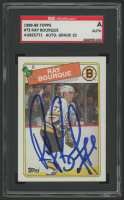Ray Bourque Signed 1988 Topps #73 (SGC | Auto 10) at PristineAuction.com