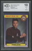 Derek Jeter 1992 Front Row Draft Picks Promos #NN RC (BCCG 10) at PristineAuction.com