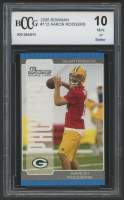 Aaron Rodgers 2005 Bowman #112 (BCCG 10) at PristineAuction.com