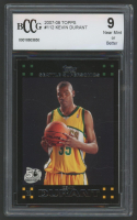 Kevin Durant 2007 Topps #112 (BCCG 9) at PristineAuction.com