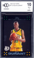 Kevin Durant 2007-08 Topps #112 RC (BCCG 10) at PristineAuction.com