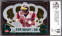Tom Brady 2000 Pacific Crown Royale Draft Picks #110 #135/499 (BCCG 10) at PristineAuction.com