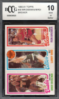 Junior Bridgeman / Larry Bird TL / Ron Brewer 1980-81 Topps #49 (BCCG 10) at PristineAuction.com