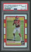 Patrick Mahomes II 2017 Donruss Optic The Rookies #7 (PSA 10) at PristineAuction.com