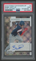Bobby Witt Jr. 2019 Contenders Draft Picks School Colors Autographs Diamond #3 #14/15 (PSA 9) at PristineAuction.com