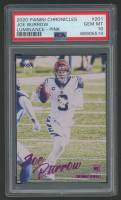 Joe Burrow 2020 Panini Chronicles Luminance Pink #201 (PSA 10) at PristineAuction.com