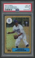 Jackie Robinson 2017 Topps Silver Pack Promo #87JR (PSA 10) at PristineAuction.com